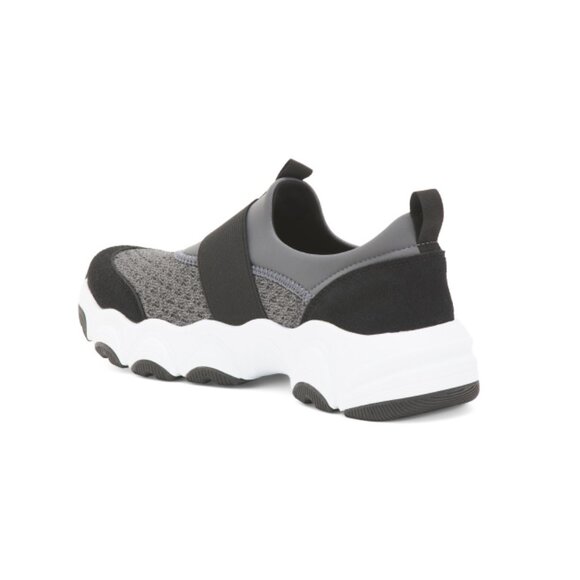 ALEGRIA Slate Grey Sleekjoy Slip On Sneakers - Picture 2 of 2